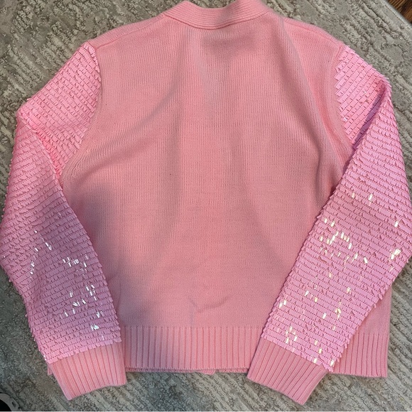 Queen of Sparkles Pink Sequin Nutcracker Cardigan Small NWOT - Picture 5 of 7